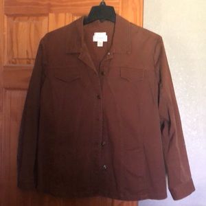 CJ Banks brown jacket